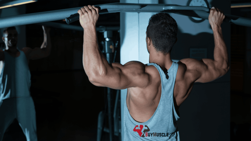 Man Doing Back Exercise